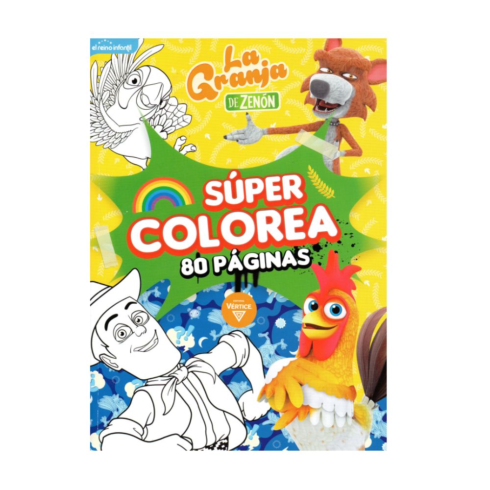 Vertice - Libro para Colorear Super Colorea 80 pag El Reino Infantil