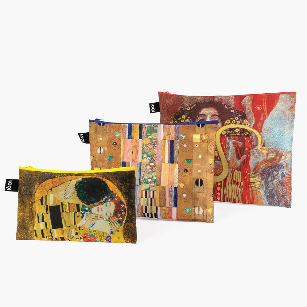 Loqi - Set 3 Estuches Gustav Klimt