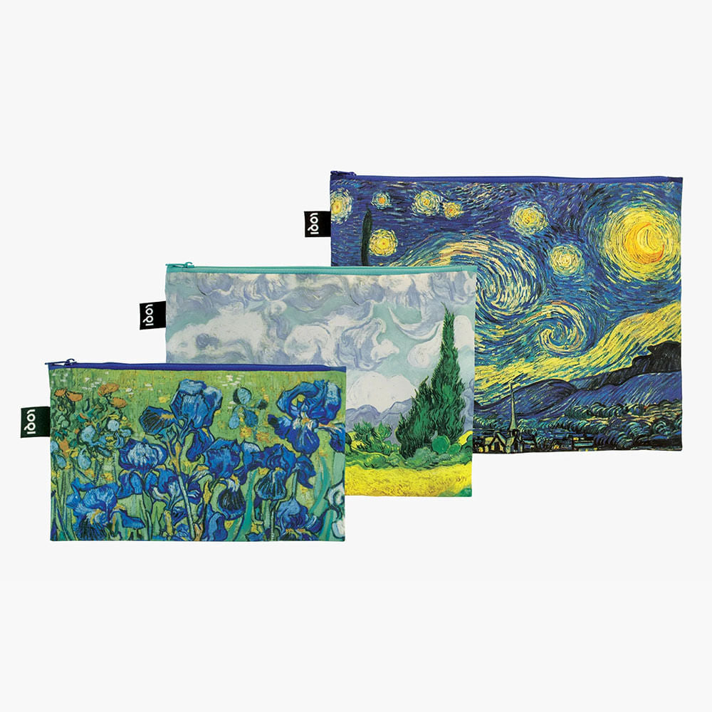 Loqi - Set 3 Estuches Vincent Van Gogh 'La Noche Estrellada'